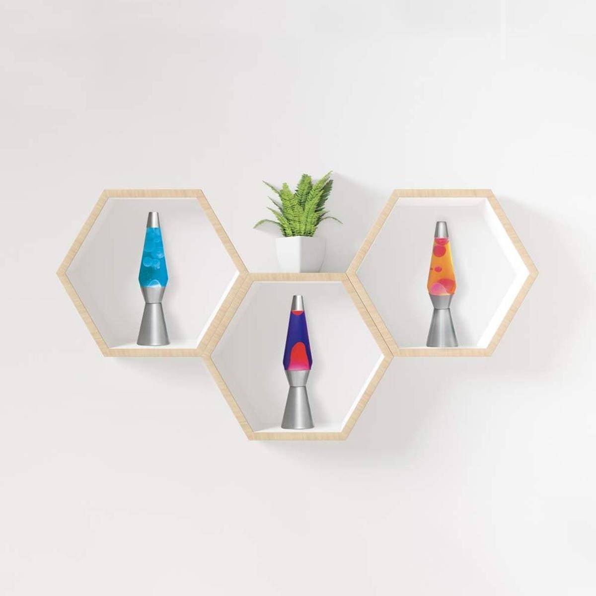 I-TOTAL® Lavalampe Magie Lavaspektakel: Einzigartiges für Ihr Zuhause Azul