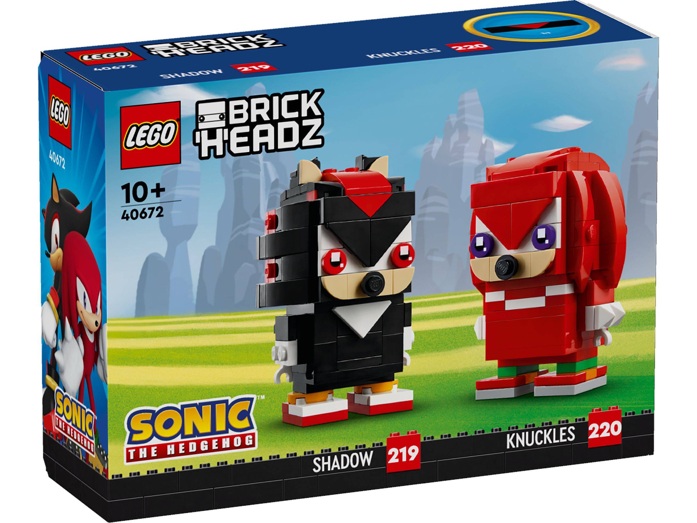 LEGO® BrickHeadz 40672 Sonic the Hedgehog™: Knuckles & Shadow