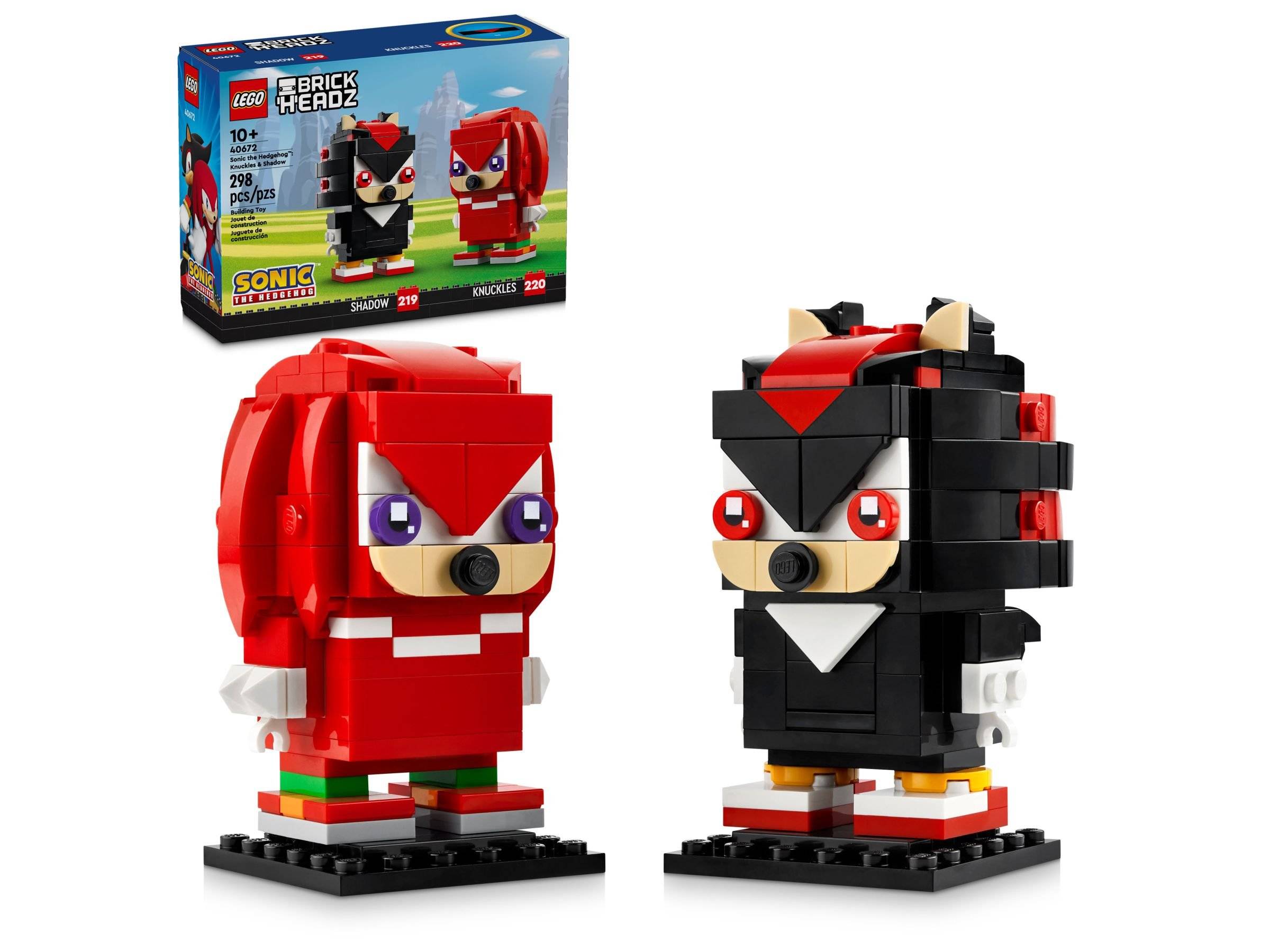 LEGO® BrickHeadz 40672 Sonic the Hedgehog™: Knuckles & Shadow