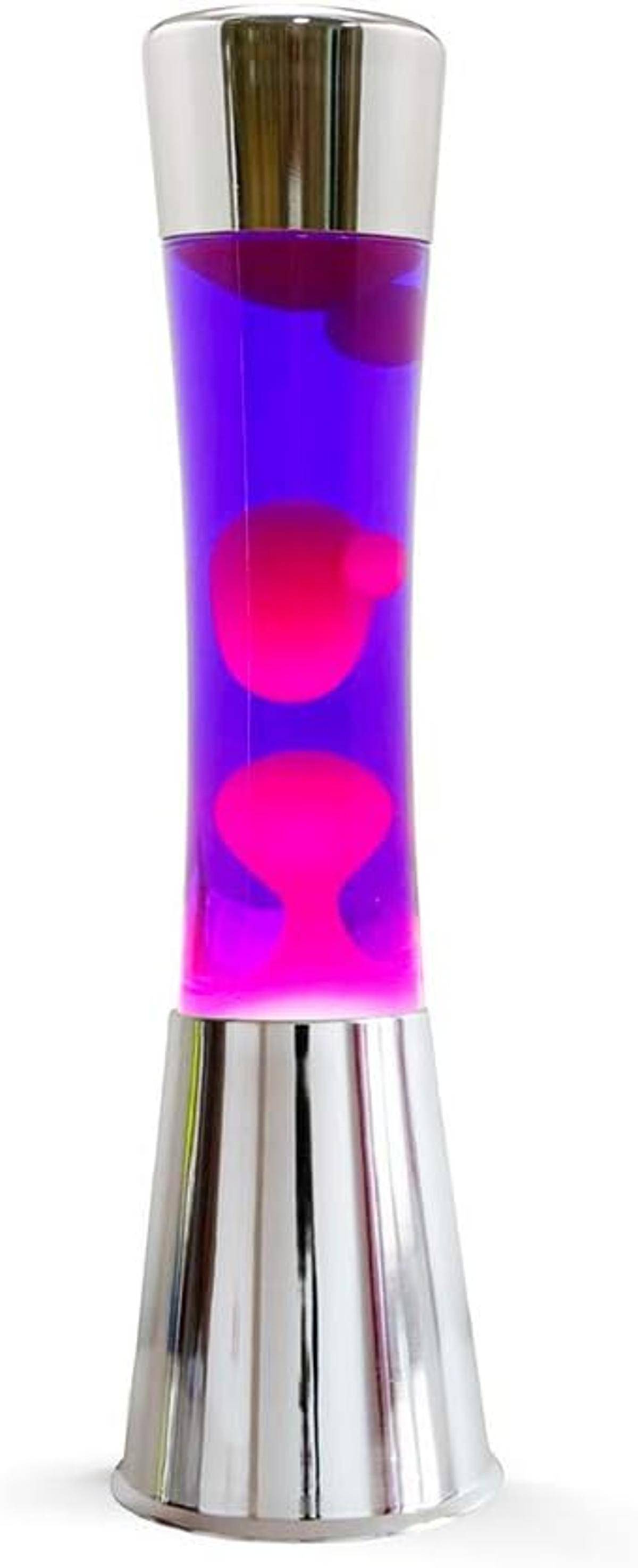 I-TOTAL® Lavalampe Magie Dekolampe Farbe lila/rosa