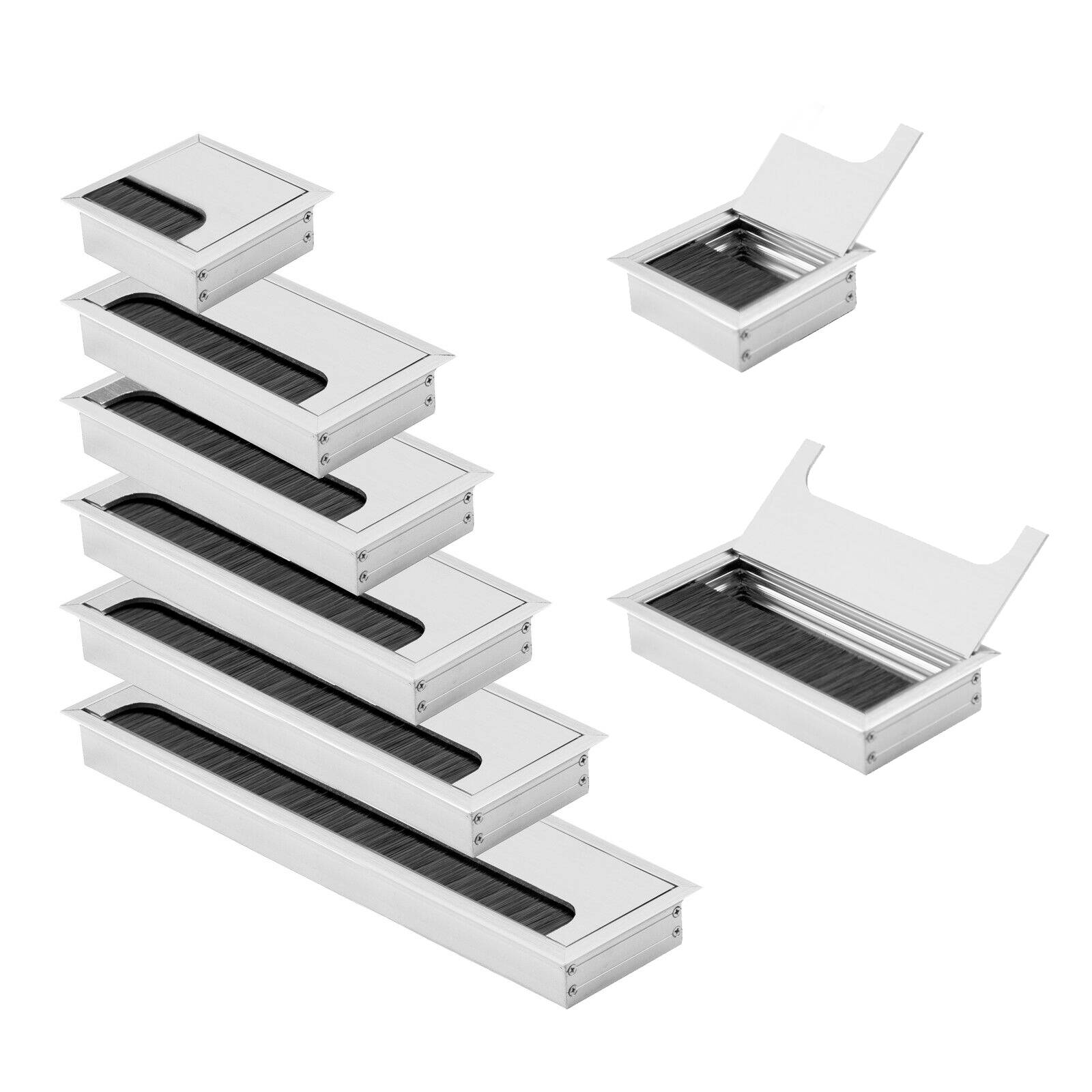 Exklusive 80mm Aluminium Kabeldurchführung Kabeldurchlass Kabelauslass ALU 80x80mm