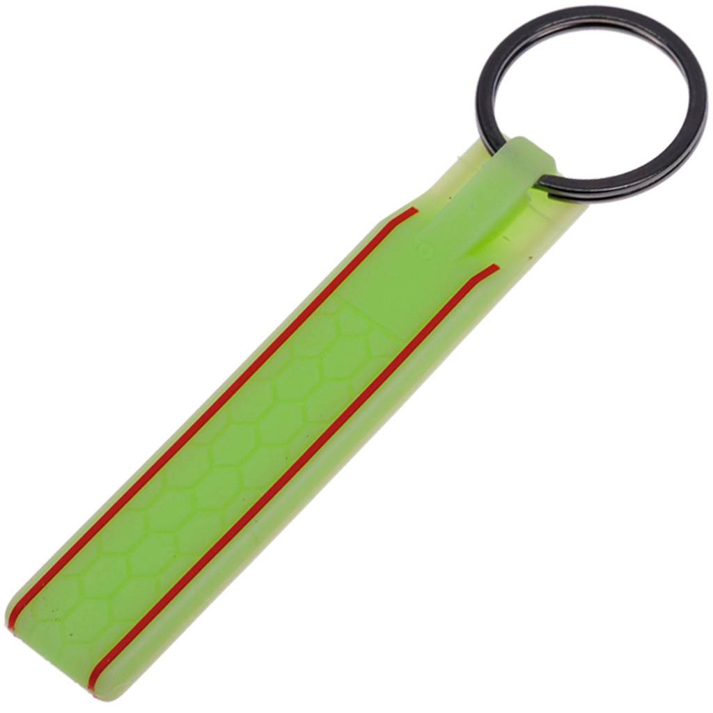 Auto Schlüssel Silikon Schutz Hülle + Schlüsselband im Wabe Design Fluoreszierend Grün kompatibel mit VW SEAT Skoda Golf 7 Leon Octavia 3 Tasten