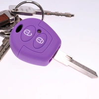2x Auto Schlüssel Silikon Schutz Hülle Lila kompatibel mit VW SEAT Skoda T4 Fox Sharan Polo Cordoba 2 Tasten Funk Fernbedienung 2x Auto Schlüssel Silikon Schutz Hülle Lila kompatibel mit VW SEAT Skoda T4 Fox Sharan Polo Cordoba 2 Tasten Funk Fernbedienung