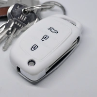 Auto Schlüssel Hülle Silikon Schutz Cover Weiß kompatibel mit Hyundai i10 i20 i40 ix25 ix35 Tucson Accent Ioniq Sonata Tucson Santa Fe 3 Tasten Kla Auto Schlüssel Hülle Silikon Schutz Cover Weiß kompatibel mit Hyundai i10 i20 i40 ix25 ix35 Tucson Accent Ioniq Sonata Tucson Santa Fe 3 Tasten Kla