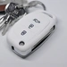 Auto Schlüssel Hülle Silikon Schutz Cover Weiß kompatibel mit Hyundai i10 i20 i40 ix25 ix35 Tucson Accent Ioniq Sonata Tucson Santa Fe 3 Tasten Kla Auto Schlüssel Hülle Silikon Schutz Cover Weiß kompatibel mit Hyundai i10 i20 i40 ix25 ix35 Tucson Accent Ioniq Sonata Tucson Santa Fe 3 Tasten Kla