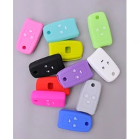 Auto Schlüssel Hülle Silikon Schutz Cover Weiß kompatibel mit Honda Accord Jazz Civic CR-V 3 Tasten Klappschlüssel Auto Schlüssel Hülle Silikon Schutz Cover Weiß kompatibel mit Honda Accord Jazz Civic CR-V 3 Tasten Klappschlüssel