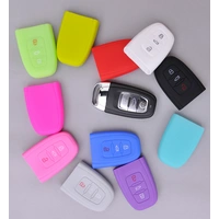 Auto Schlüssel Hülle Silikon Schutz Cover Fluoreszierend Blau kompatibel mit Audi A5 S5 A4 S4 Q3 Q5 A6 S6 R8 TT 3 Tasten KEYLESS SMARTKEY Auto Schlüssel Hülle Silikon Schutz Cover Fluoreszierend Blau kompatibel mit Audi A5 S5 A4 S4 Q3 Q5 A6 S6 R8 TT 3 Tasten KEYLESS SMARTKEY