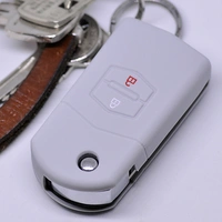 Auto Schlüssel Hülle Silikon Schutz Cover Grau kompatibel mit Mazda CX-7 CX-5 2 4 5 6 RX-8 2 Tasten Klappschlüssel Auto Schlüssel Hülle Silikon Schutz Cover Grau kompatibel mit Mazda CX-7 CX-5 2 4 5 6 RX-8 2 Tasten Klappschlüssel