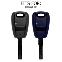 2x Auto Schlüssel Silikon Schutz Hülle Grau kompatibel mit FIAT Panda Brava Bravo Punto Stilo 1 Tasten Funk Fernbedienung 2x Auto Schlüssel Silikon Schutz Hülle Grau kompatibel mit FIAT Panda Brava Bravo Punto Stilo 1 Tasten Funk Fernbedienung