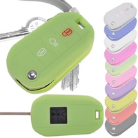 Auto Schlüssel Hülle Silikon Schutz Cover Fluoreszierend Grün kompatibel mit Peugeot 208 301 308 508 5008 2008 Expert Citroen C3 C4 Spacetourer Tra Auto Schlüssel Hülle Silikon Schutz Cover Fluoreszierend Grün kompatibel mit Peugeot 208 301 308 508 5008 2008 Expert Citroen C3 C4 Spacetourer Tra