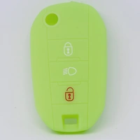 Auto Schlüssel Hülle Silikon Schutz Cover Fluoreszierend Grün kompatibel mit Peugeot 208 301 308 508 5008 2008 Expert Citroen C3 C4 Spacetourer Tra Auto Schlüssel Hülle Silikon Schutz Cover Fluoreszierend Grün kompatibel mit Peugeot 208 301 308 508 5008 2008 Expert Citroen C3 C4 Spacetourer Tra