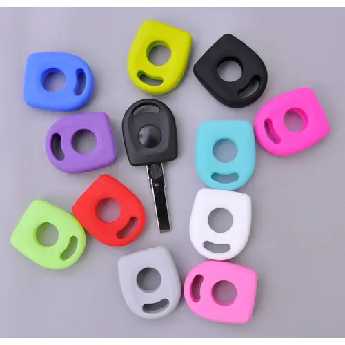 Auto Schlüssel Hülle Silikon Schutz Cover Schwarz kompatibel mit VW SEAT Skoda alle Modelle Startschlüssel Auto Schlüssel Hülle Silikon Schutz Cover Schwarz kompatibel mit VW SEAT Skoda alle Modelle Startschlüssel