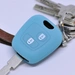 Auto Schlüssel Hülle Silikon Schutz Cover Fluoreszierend Blau kompatibel mit Citroen Berlingo C1 C2 C3 Toyota Aygo Peugeot Partner 107 206 SW CC 406 Auto Schlüssel Hülle Silikon Schutz Cover Fluoreszierend Blau kompatibel mit Citroen Berlingo C1 C2 C3 Toyota Aygo Peugeot Partner 107 206 SW CC 406