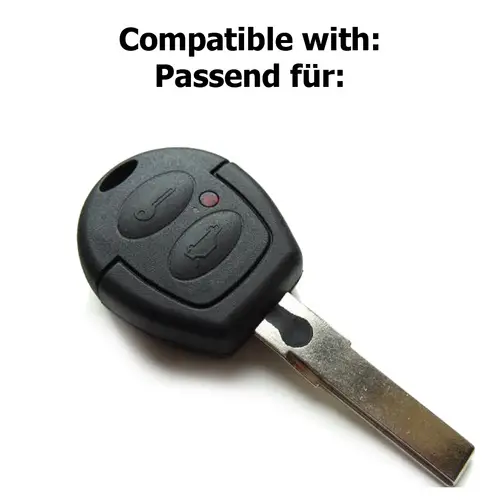Auto Schlüssel Hülle Silikon Schutz Cover Schwarz kompatibel mit VW T4 Golf Fox Vento Sharan SEAT Toledo Cordoba SEAT Skoda Polo Ibiza Fabia Octavia Auto Schlüssel Hülle Silikon Schutz Cover Schwarz kompatibel mit VW T4 Golf Fox Vento Sharan SEAT Toledo Cordoba SEAT Skoda Polo Ibiza Fabia Octavia