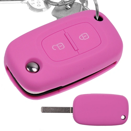 Auto Schlüssel Hülle Silikon Schutz Cover Rosa kompatibel mit Renault Kangoo Smart Forfour Clio III Wind Modus Logan Modus Twingo Mercedes Benz Cita Auto Schlüssel Hülle Silikon Schutz Cover Rosa kompatibel mit Renault Kangoo Smart Forfour Clio III Wind Modus Logan Modus Twingo Mercedes Benz Cita