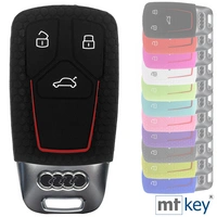 Auto Schlüssel Hülle Silikon Schutz Cover im Wabe Design Schwarz kompatibel mit Audi A4 A5 A6 A7 TT Q2 Q5 Q7 A8 Q8 3 Tasten KEYLESS SMARTKEY Auto Schlüssel Hülle Silikon Schutz Cover im Wabe Design Schwarz kompatibel mit Audi A4 A5 A6 A7 TT Q2 Q5 Q7 A8 Q8 3 Tasten KEYLESS SMARTKEY