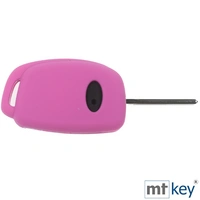 Auto Schlüssel Hülle Silikon Schutz Cover Rosa kompatibel mit Hyundai i10 i20 ix25 ix35 i40 Accent Tucson 3 Tasten Klappschlüssel Auto Schlüssel Hülle Silikon Schutz Cover Rosa kompatibel mit Hyundai i10 i20 ix25 ix35 i40 Accent Tucson 3 Tasten Klappschlüssel