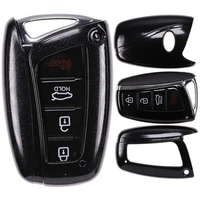 Auto Schlüssel Kunststoff Hülle ABS Plastik Schutz Cover Schwarz kompatibel mit Hyundai Genesis Equus Elantra Santa Fe KEYLESS SMARTKEY Auto Schlüssel Kunststoff Hülle ABS Plastik Schutz Cover Schwarz kompatibel mit Hyundai Genesis Equus Elantra Santa Fe KEYLESS SMARTKEY