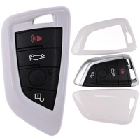 Auto Schlüssel Kunststoff Hülle ABS Plastik Schutz Cover Weiß kompatibel mit BMW X5 F15 X6 F16 2er F45 F46 X1 F48 KEYLESS SMARTKEY Auto Schlüssel Kunststoff Hülle ABS Plastik Schutz Cover Weiß kompatibel mit BMW X5 F15 X6 F16 2er F45 F46 X1 F48 KEYLESS SMARTKEY
