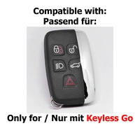 Auto Schlüssel Silikon Schutz Hülle im Carbon Look kompatibel mit Land Rover Evogue Discovery 4 Range Rover Jaguar F-Pace KEYLESS SMARTKEY Auto Schlüssel Silikon Schutz Hülle im Carbon Look kompatibel mit Land Rover Evogue Discovery 4 Range Rover Jaguar F-Pace KEYLESS SMARTKEY