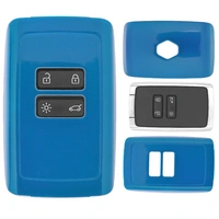 Auto Schlüssel Kunststoff Hülle ABS Plastik Schutz Cover Blau kompatibel mit Renault Megane Kadjar Clio Captur KEYLESS SMARTKEY CARD Auto Schlüssel Kunststoff Hülle ABS Plastik Schutz Cover Blau kompatibel mit Renault Megane Kadjar Clio Captur KEYLESS SMARTKEY CARD