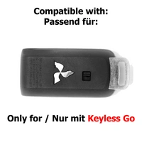 Auto Schlüssel Kunststoff Hülle ABS Plastik Schutz Cover Weiß kompatibel mit Mitsubishi ASX L200 Outlander Pajero KEYLESS SMARTKEY Auto Schlüssel Kunststoff Hülle ABS Plastik Schutz Cover Weiß kompatibel mit Mitsubishi ASX L200 Outlander Pajero KEYLESS SMARTKEY