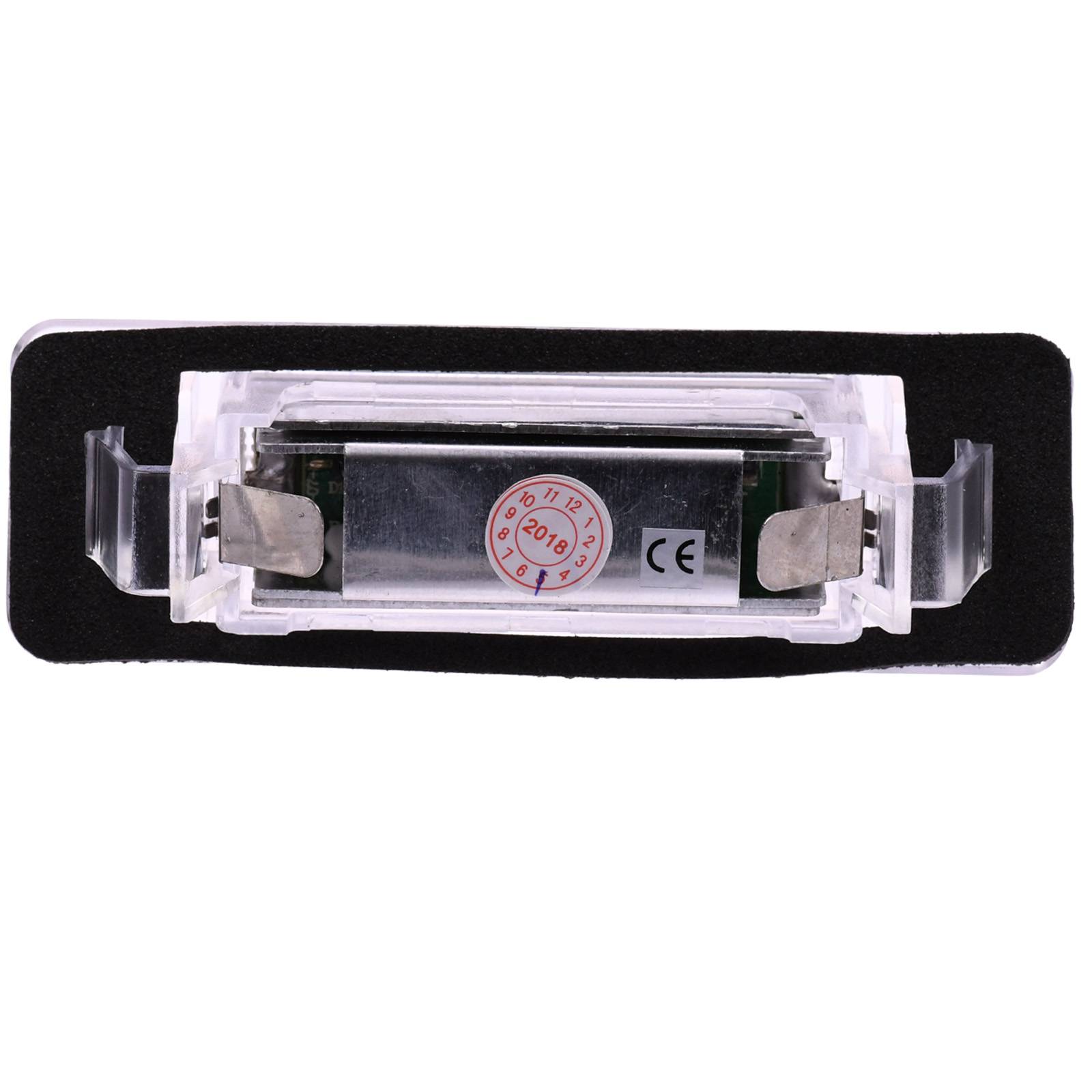 Vinstar LED Kennzeichenbeleuchtung E-geprüft CAN-Bus 18 LEDs je Modul 6000 Kelvin kompatibel mit W202 06.1997-2001, W210 1995-2002