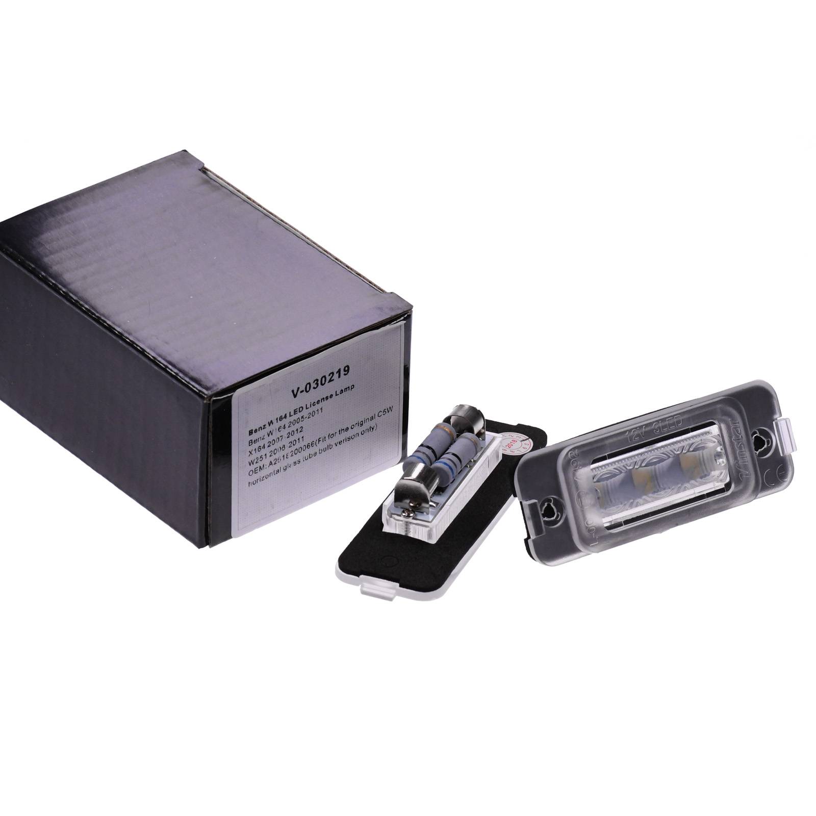 Vinstar LED Kennzeichenbeleuchtung kompatibel mit Mercedes Benz W164 05-11 W251 X164 07-12