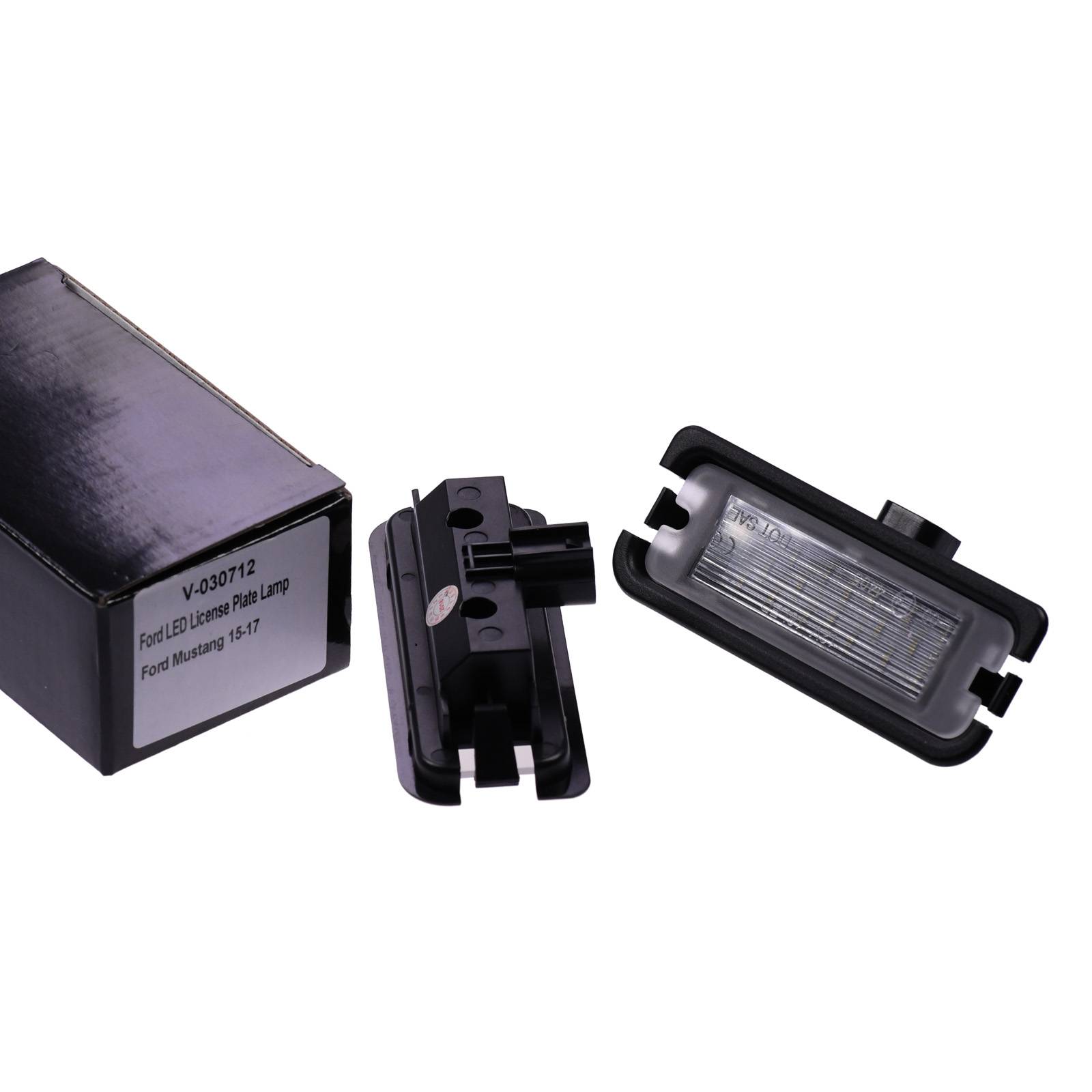 Vinstar LED Kennzeichenbeleuchtung E-geprüft CAN-Bus 18 LEDs je Modul 6000 Kelvin kompatibel mit Ford Mustang 2015-2019