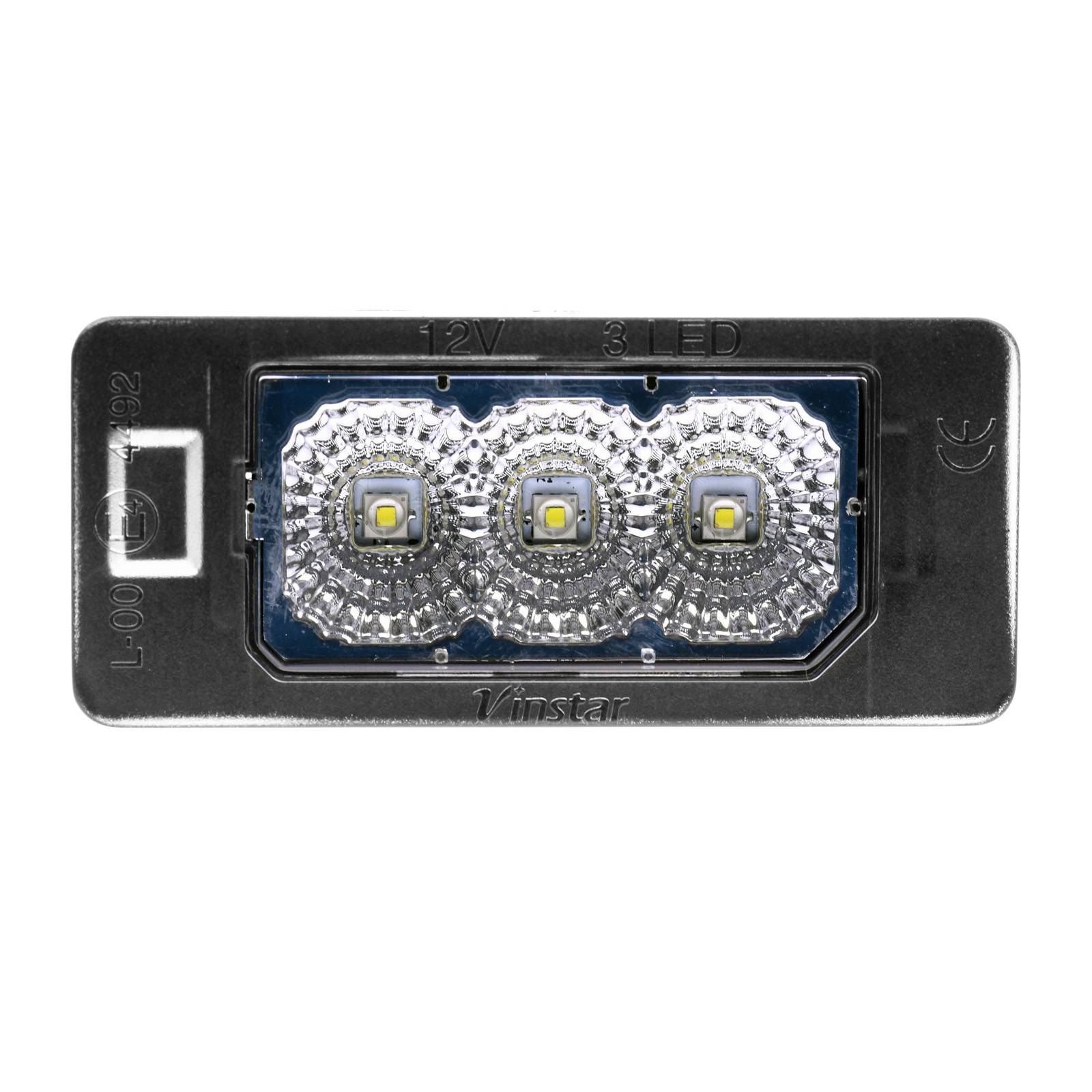 Vinstar CREE LED Kennzeichenbeleuchtung kompatibel mit Skoda Fabia II III Octavia III Rapid NH3