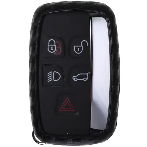 Auto Schlüssel Silikon Schutz Hülle im Carbon Look kompatibel mit Land Rover Evogue Discovery 4 Range Rover Jaguar F-Pace KEYLESS SMARTKEY Auto Schlüssel Silikon Schutz Hülle im Carbon Look kompatibel mit Land Rover Evogue Discovery 4 Range Rover Jaguar F-Pace KEYLESS SMARTKEY