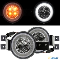 Vinstar Paar LED Front Blinker + POSITIONSLICHT + Zulassung kompatibel mit Mini R50 R52 R53 2001-2006 Vinstar Paar LED Front Blinker + POSITIONSLICHT + Zulassung kompatibel mit Mini R50 R52 R53 2001-2006