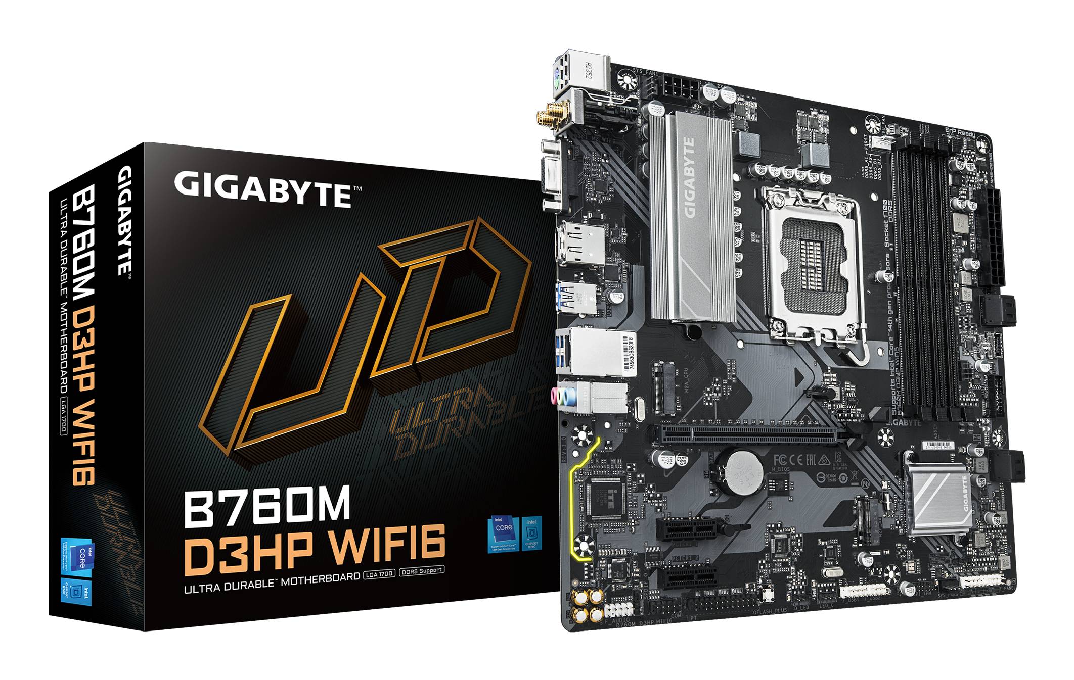 Gigabyte B760M D3HP WIFI6 (B760,S1700,mATX,DDR5)
