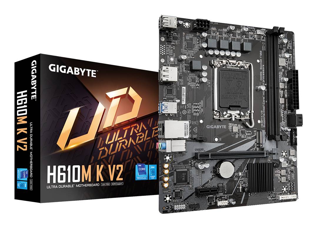 Gigabyte H610M K V2 (H610,S1700,mATX,DDR5)