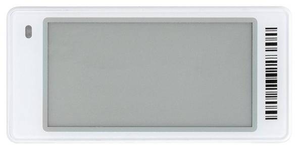 Waveshare ESL-ePaper-2.66G, 2,66" E-Paper Display, 296x152, BLE 5.1, 4 Farben, 125 DPI, 1200 mAh