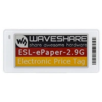 Waveshare ESL-ePaper-2.13G, 2,9" E-Paper Display, 296x128, BLE 5.0, 4 Farben,112 DPI, 1200 mAh Waveshare ESL-ePaper-2.13G, 2,9" E-Paper Display, 296x128, BLE 5.0, 4 Farben,112 DPI, 1200 mAh