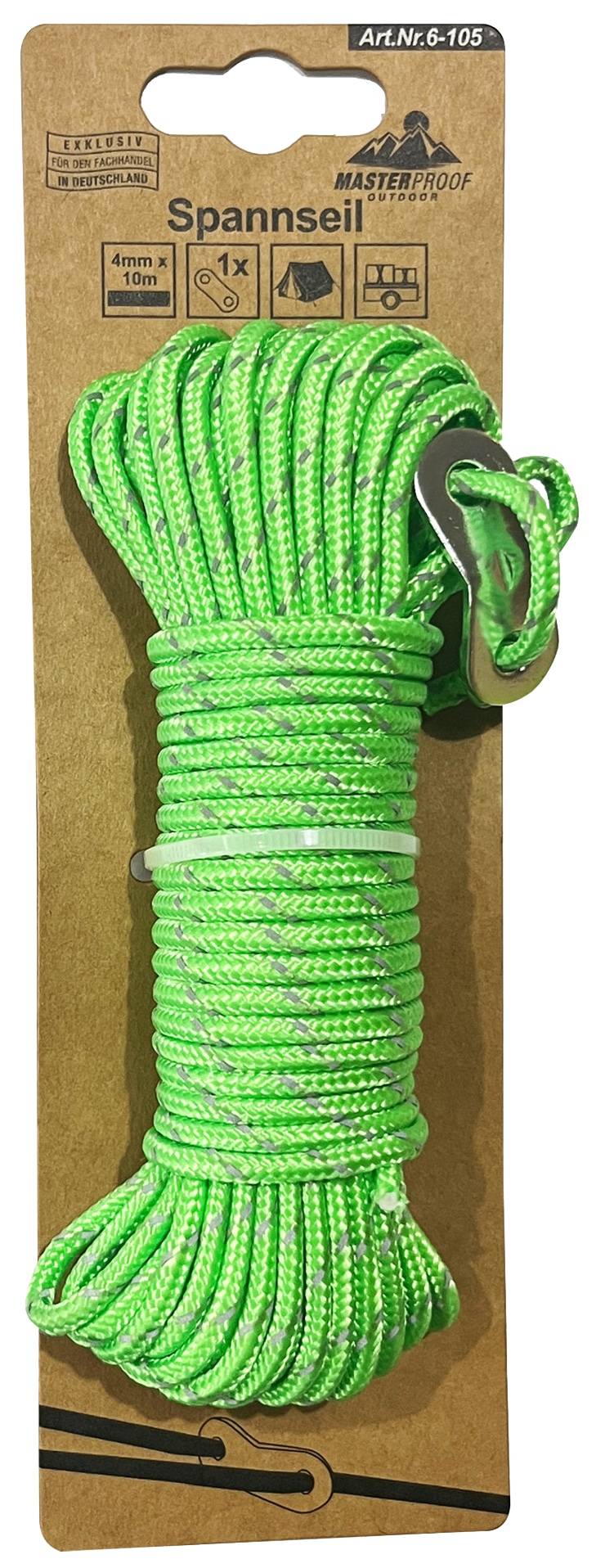 MASTERPROOF Spannseil, 10 m, Verschiedene Farben