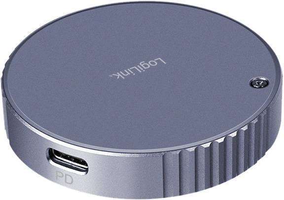 LOGILINK Festplattengehäuse UA0438 USB3.2 100W PD MagSafe-kompatibel