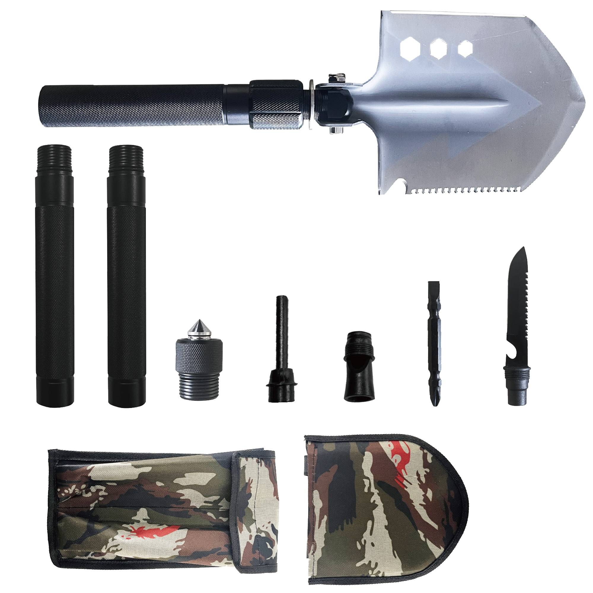 MASTERPROOF Multifunktions-Schaufel, "survival", 12-in-1