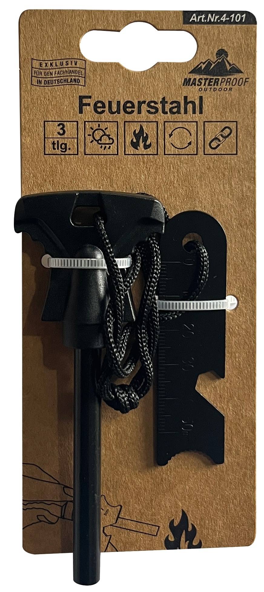 MASTERPROOF Feuerstahl, 3-teilig