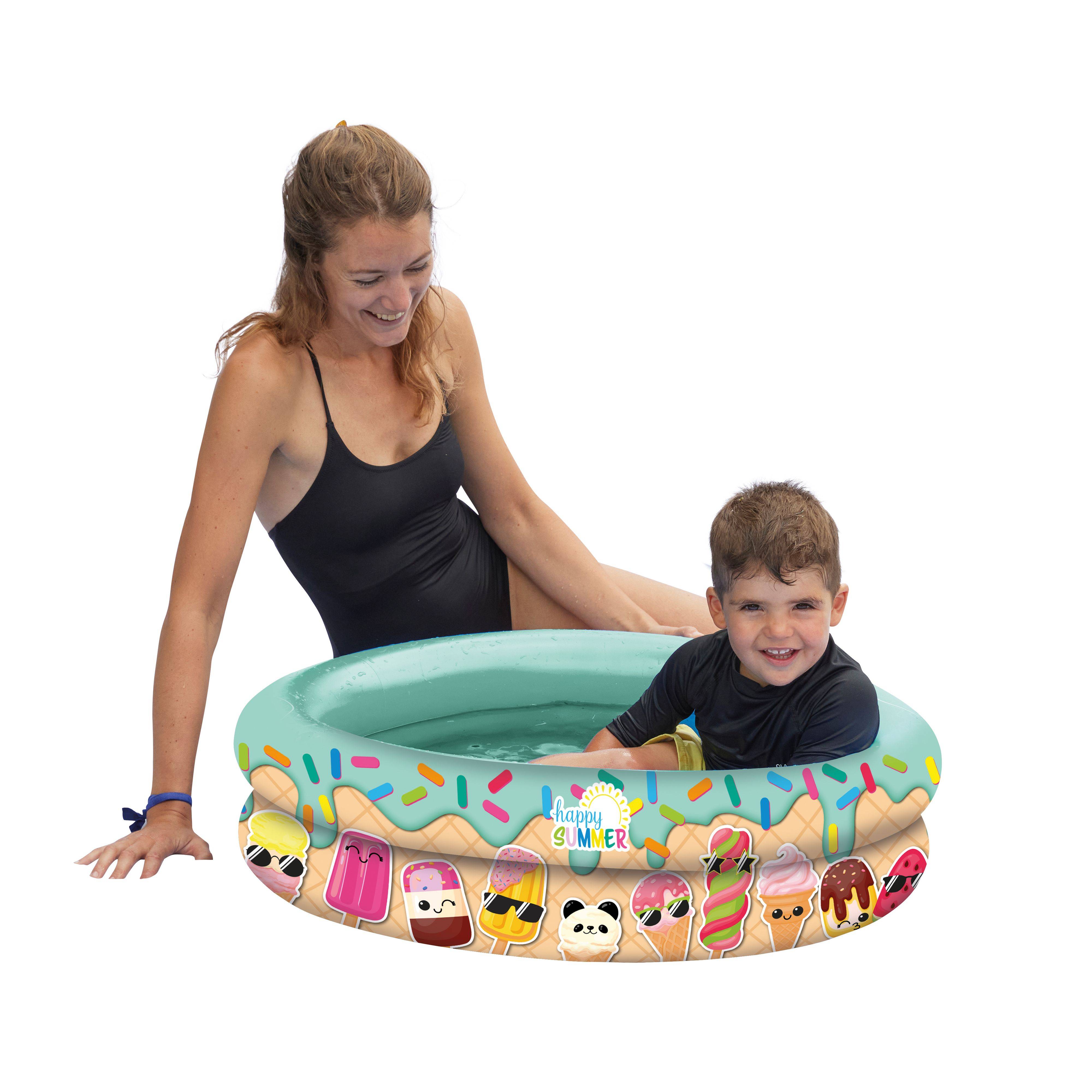 Happy People - Planschbecken Happy Summer Babypool (74x18 cm) Pool planschen Sun Kinder Sommer