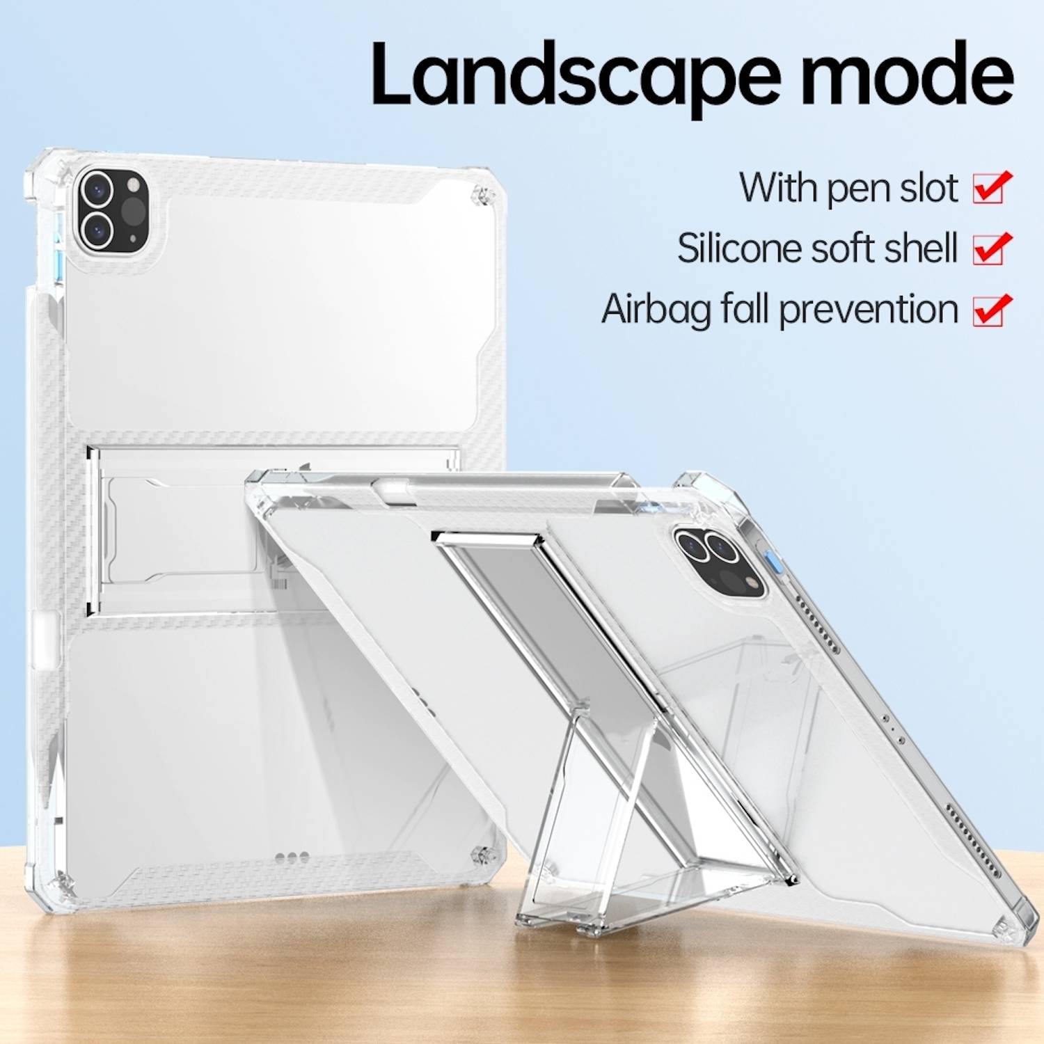 Tablethülle für Apple iPad Air 13 2026 / 2025 / 2024 / Pro 12.9 2022 Schock TPU