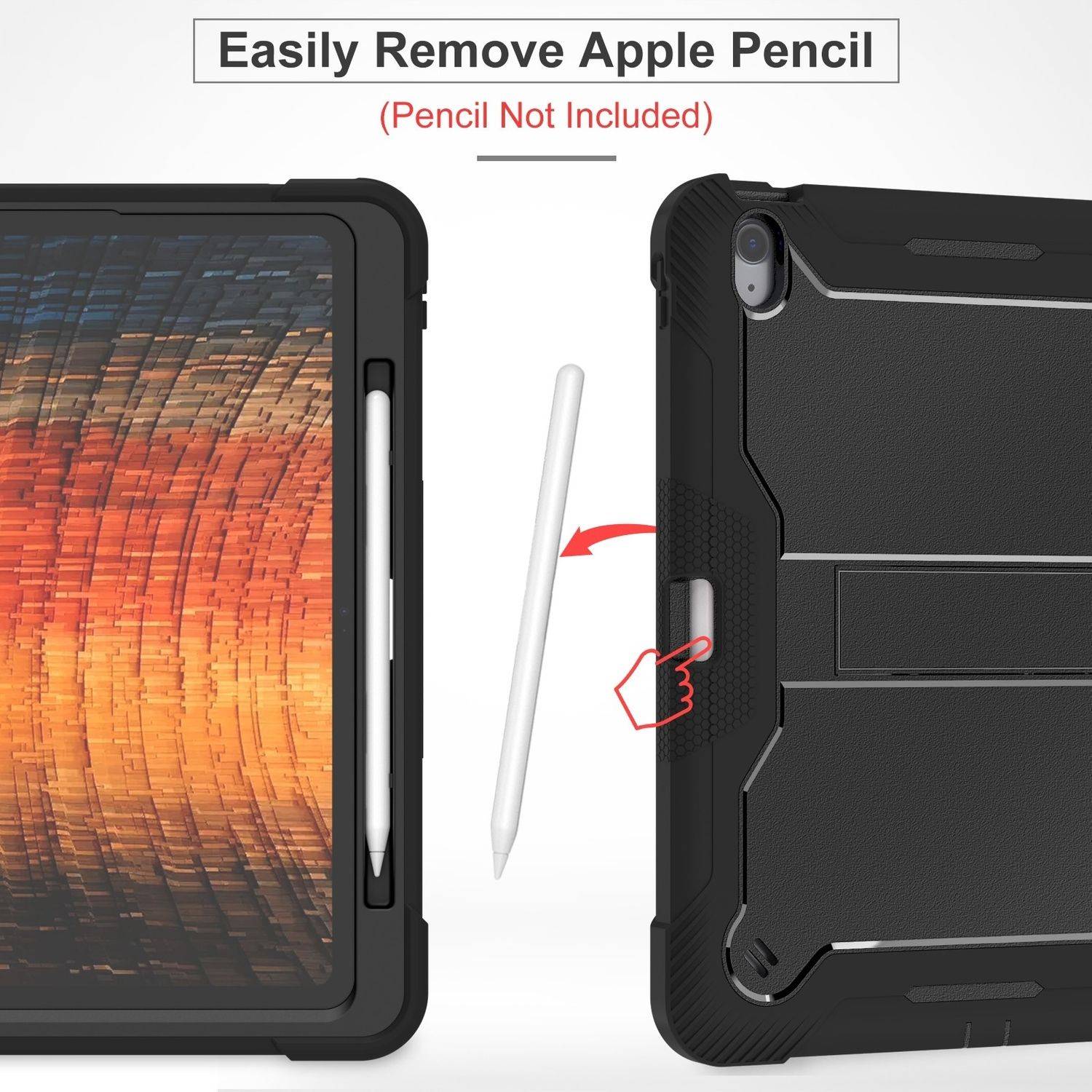 Für Apple iPad Air 13 2025 / 2024 aufstellbare Schock Schutz Hülle mit Halterung