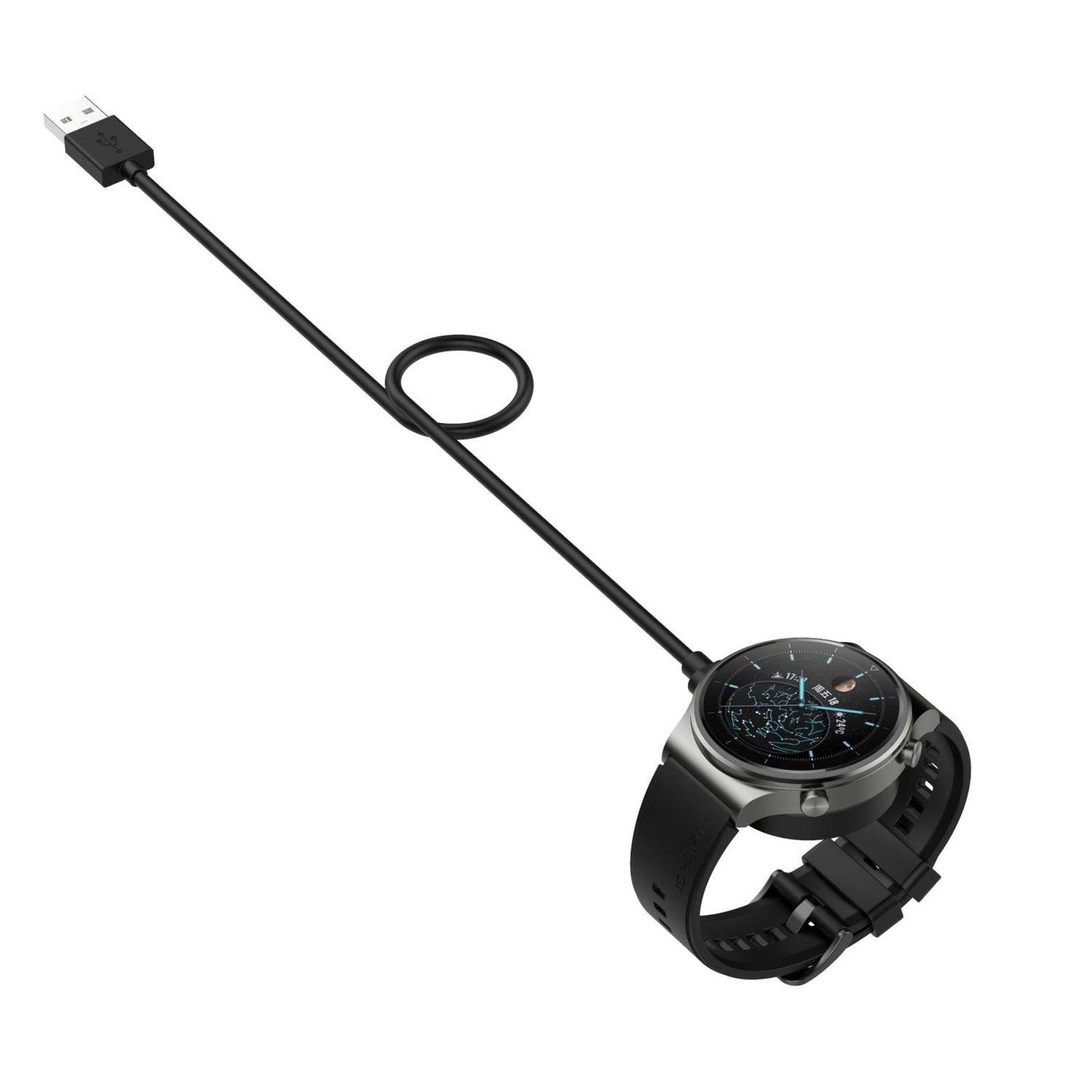 Für Huawei Watch D2 USB Split Magnetisches Interface Ladekabel 1 Meter Weiß