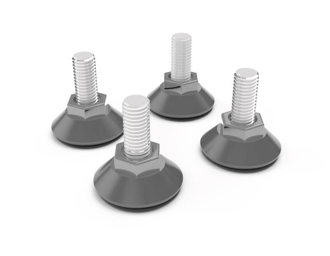 ENOC Nivellierfußsatz ( 4 Stück ) SF F1 Install.Baumaterial Netzw.Telekomm DNT-Schränke u Zubeh