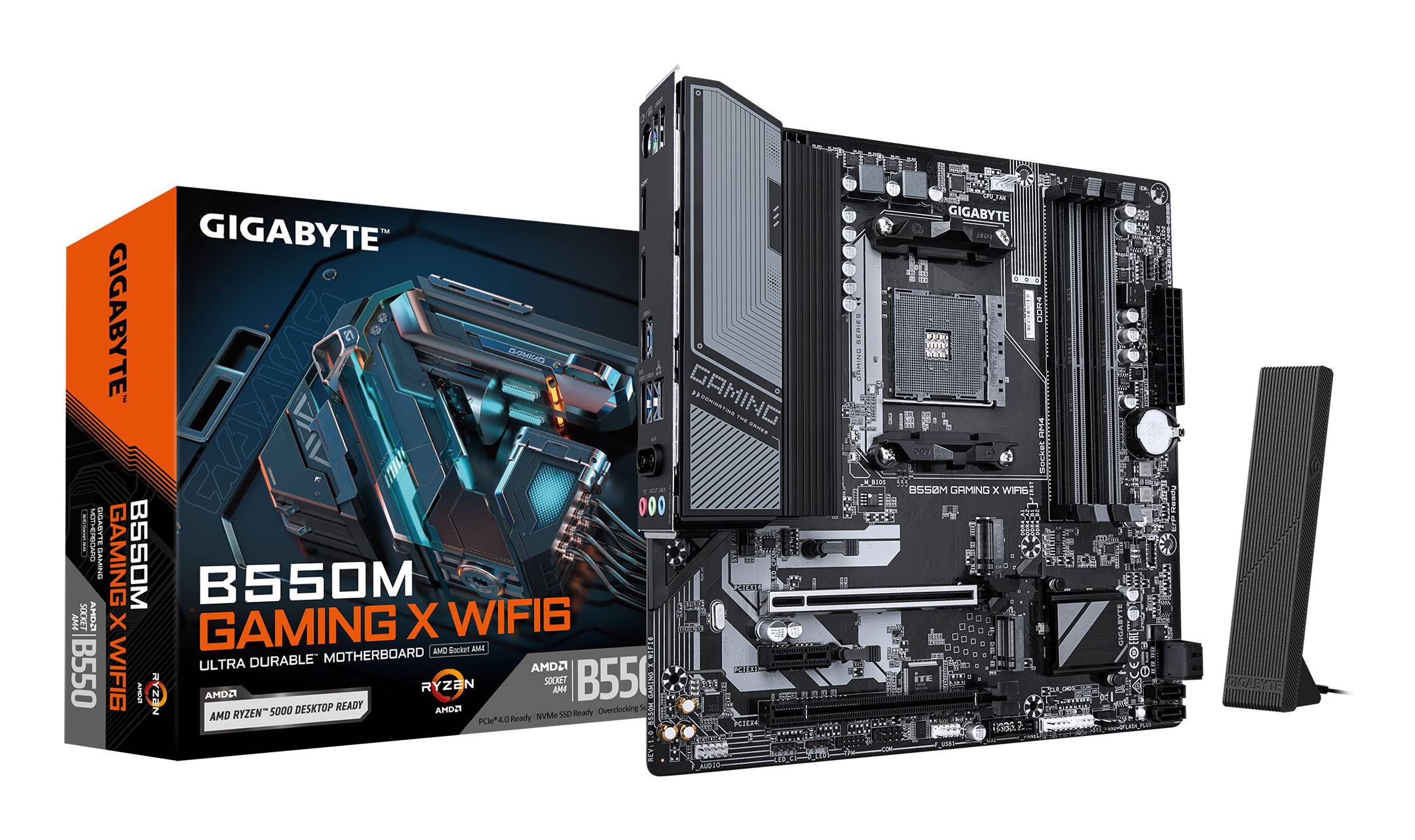 Gigabyte B550M GAMING X WIFI6 (B550,AM4,mATX,DDR4)