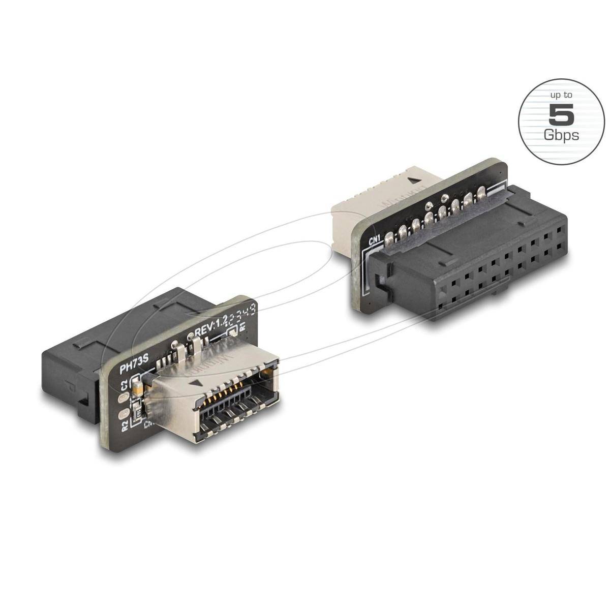 Delock USB 5 Gbps Adapter Pfostenbuchse zu intern Typ-E Key A Buchse