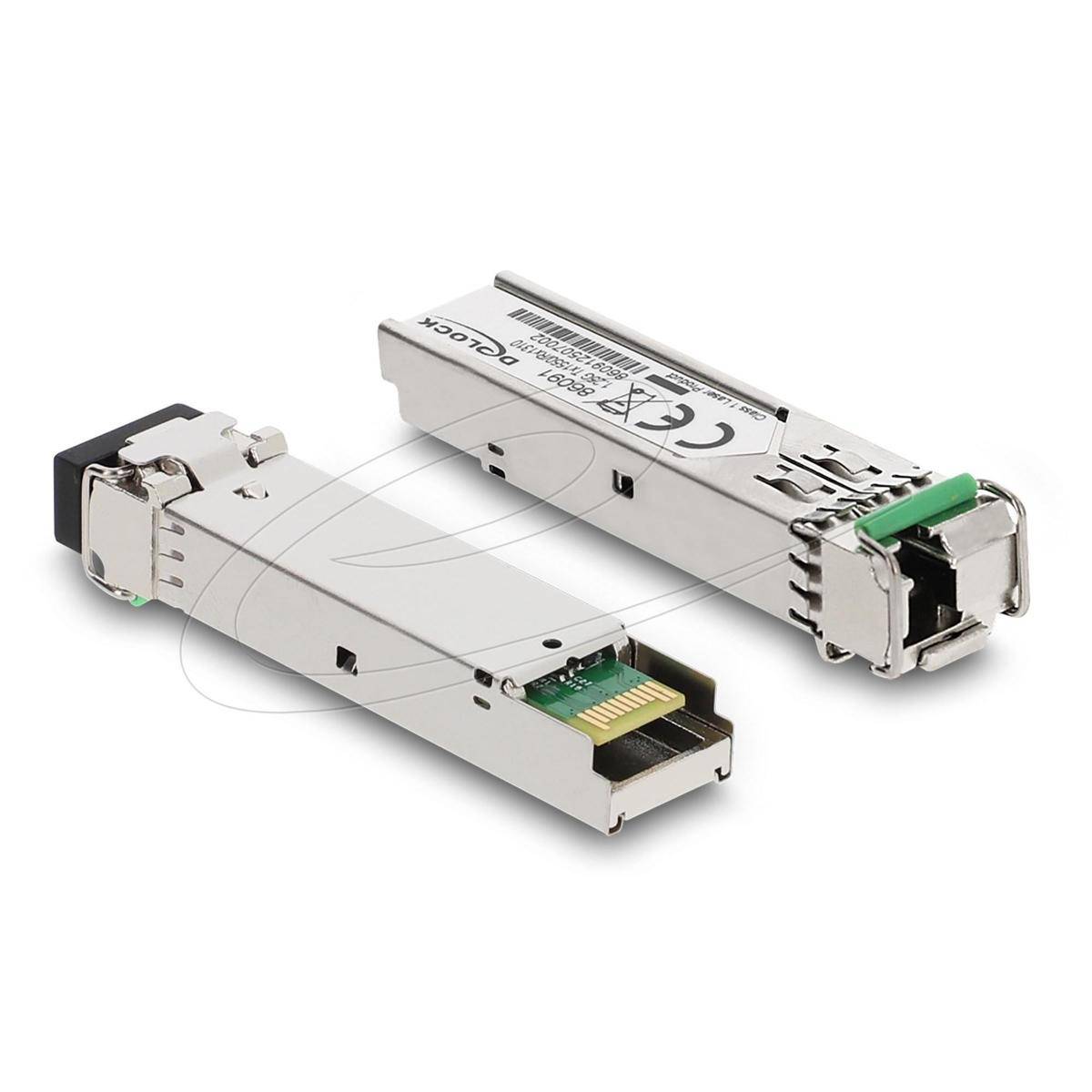 Delock SFP Modul 1000Base-BX SM TX 1550 RX 1310 nm DDM