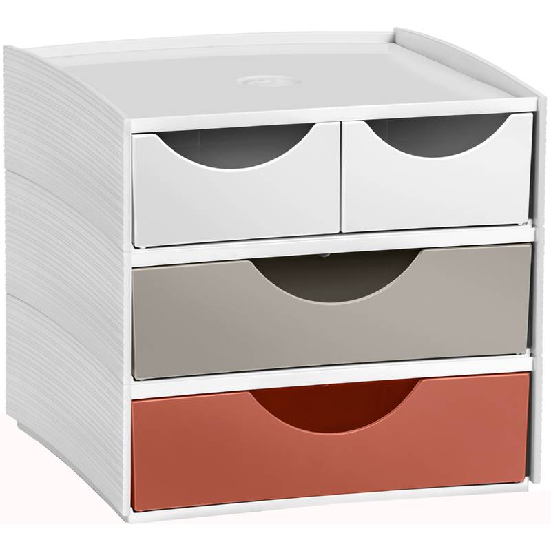 CEP Mini-Schubladenbox MyCube Terra Nova, 4 Schübe, sortiert