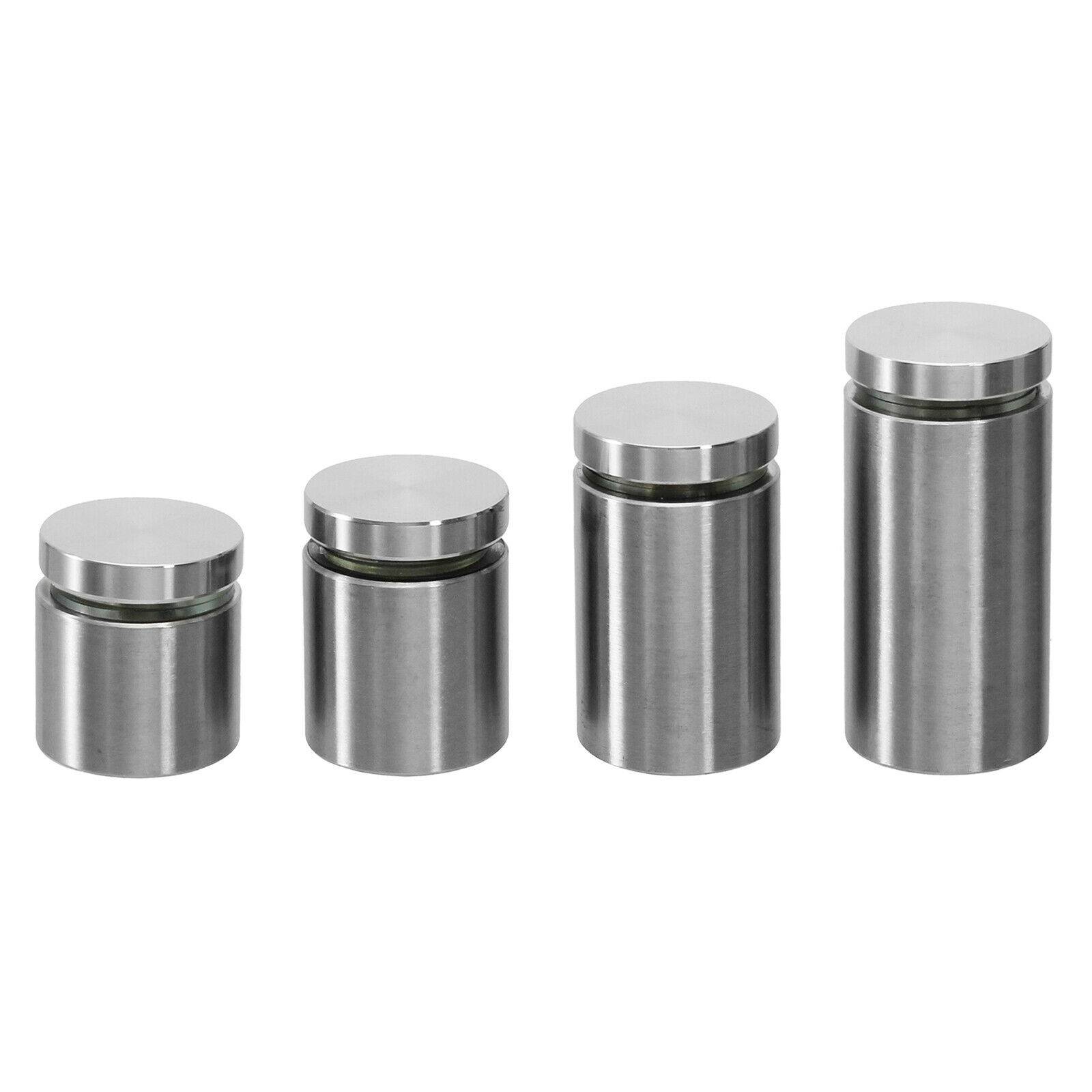 Großer Edelstahl Abstandshalter Schilderbefestigung Wandabstand Spiegel Halter 45mm